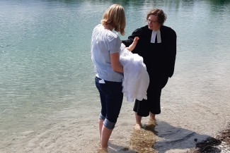Taufe im See